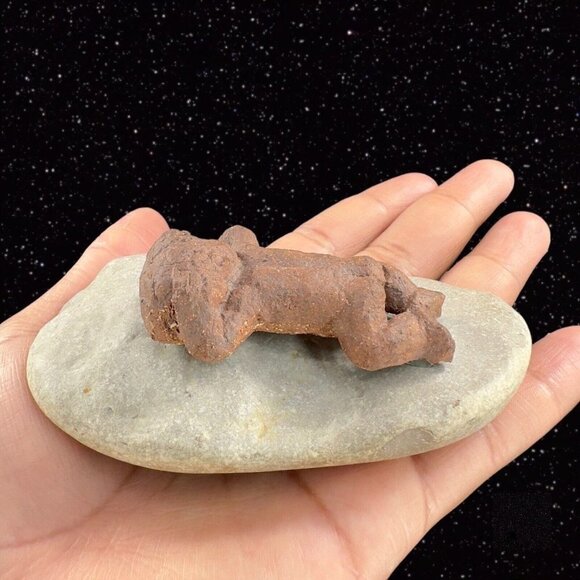 LPH Leonardo Art Works 1975 Pottery Baby on Rock Stoneware Figurine Statue Sign - Picture 11 of 11